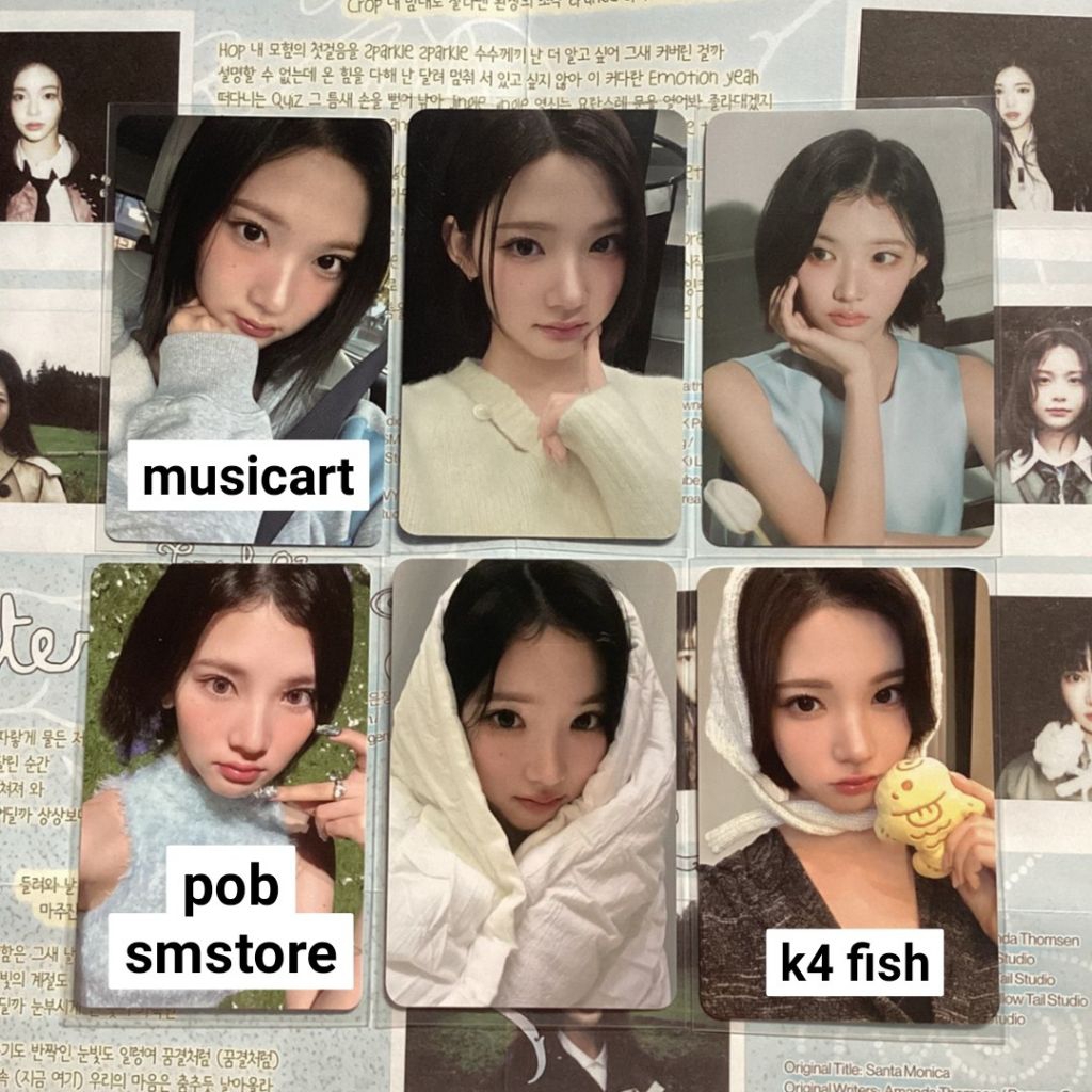 โฟโต้การ์ด Jiwoo hearts h2h