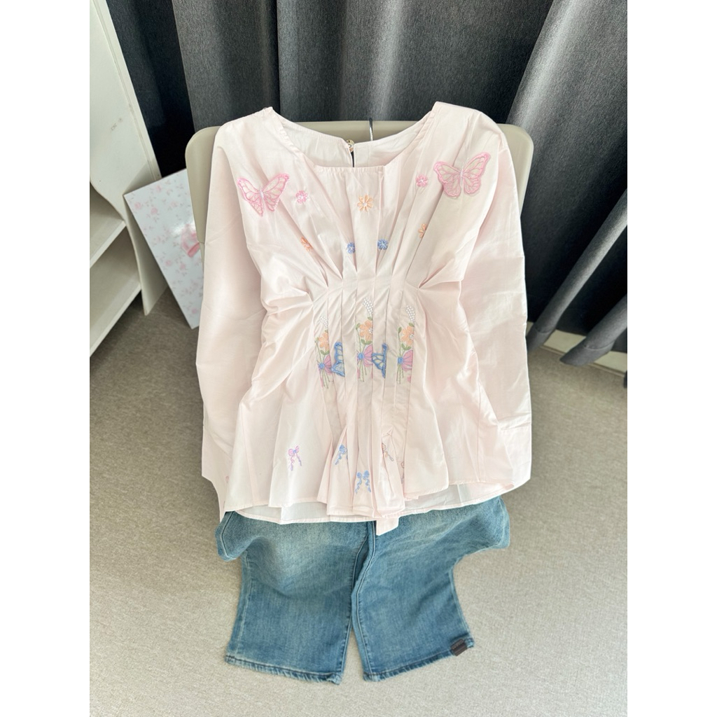เสื้อผีเสื้อ K05 3/4 fx