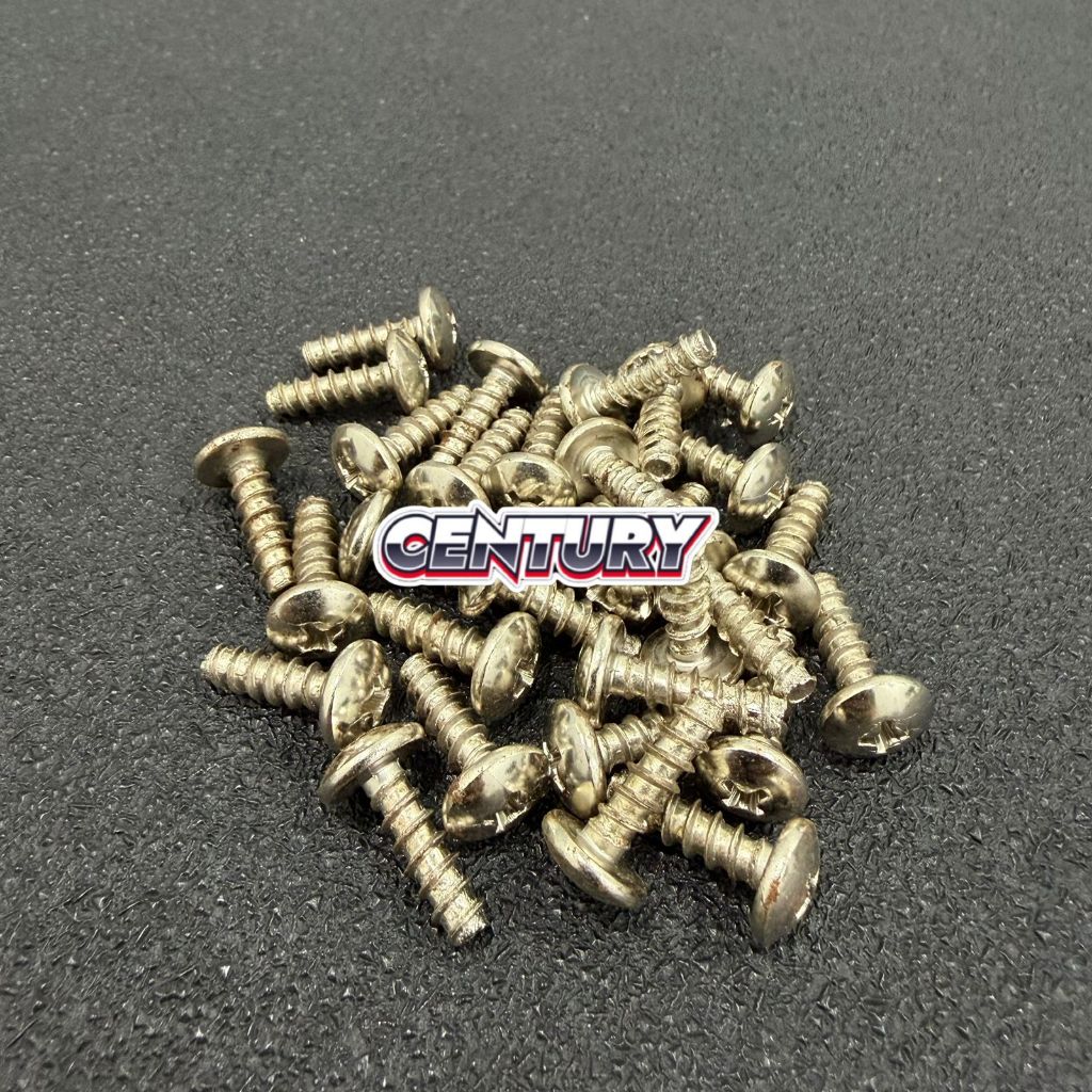 [ แพ็คเกจ 20 ชิ้น ] YAMAHA M5x16 CHROME MOTORCYCLE BODY BOLT / SCREW / YAMAHA CHROME MOTORCYCLE BODY