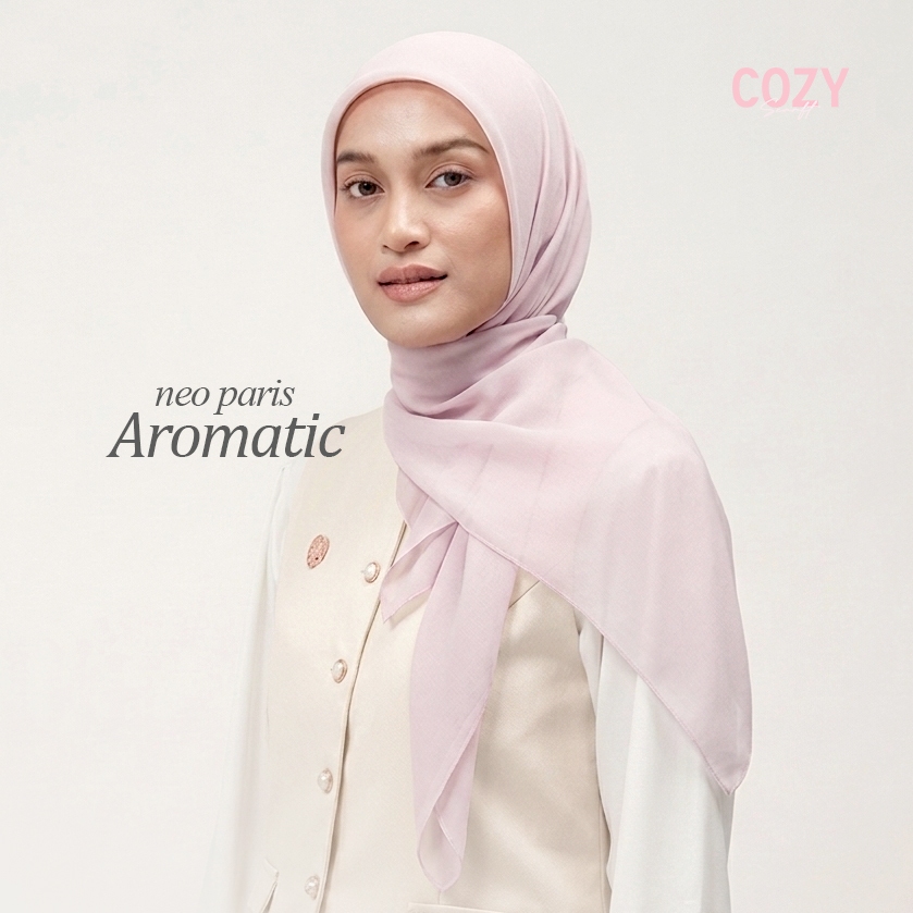 Cozy - Neo Paris Aromatic Hijab Paris Square Anti-Wrinkle Hijab Paris Neat Fragrant All Day Edge Sti
