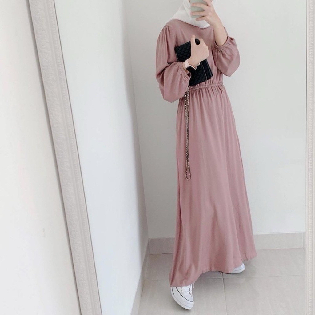 Jenna Dress Mauve Cottontrend