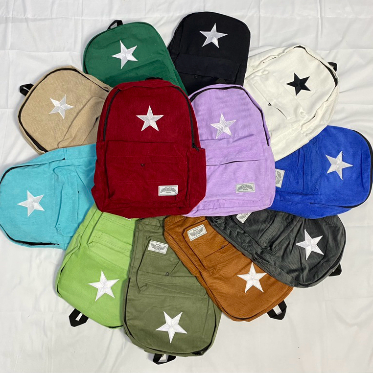 กระเป๋าเป้สะพายหลังผ้าลูกฟูก CRHRT X CONVERSE