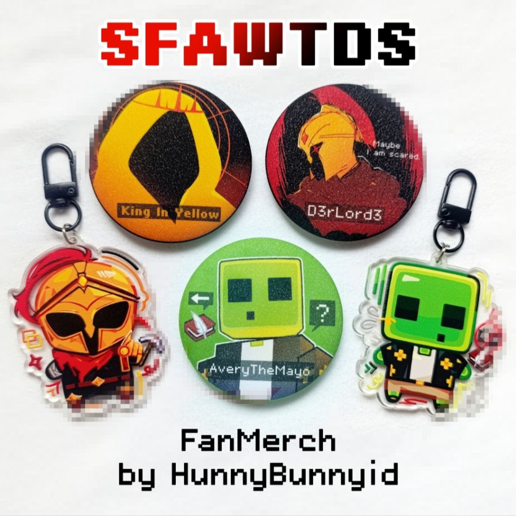[ใหม่]พวงกุญแจ SFAWTDS Fan Merch [HunnyBunnyID] [สอนโลกที่ไม่เก่ง]