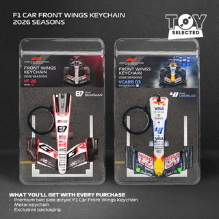 [READY] พวงกุญแจอะคริลิคปีกหน้า F1 ระดับพรีเมี่ยม - New Livery 2026 Seasons - Verstappen Hamilt0n Russell Leclerc Antonelli Norris Piestri