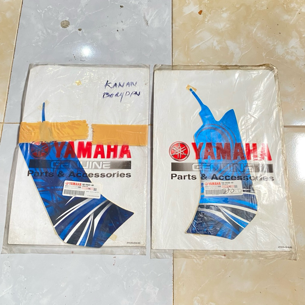 สติ๊กเกอร์ปีก yamaha Mio soul 2010 สีน้ําเงินดั้งเดิม Striping YGP 14D-F832B-A0 14D-F832C-A0