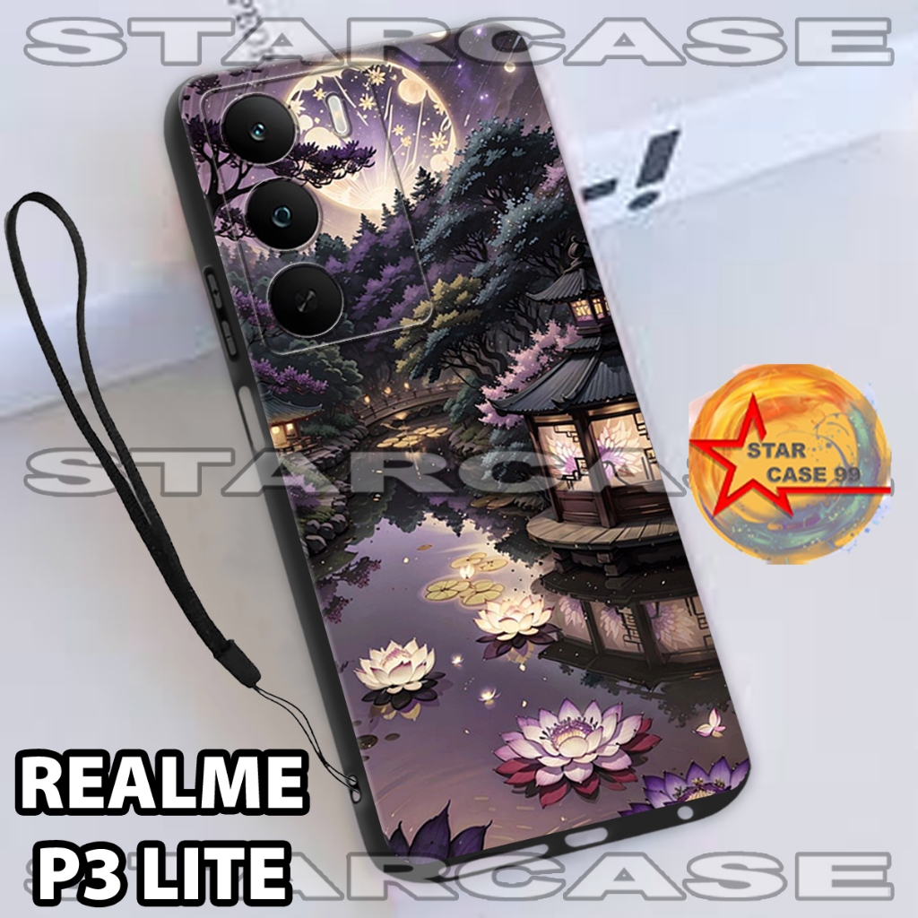 Softcase Hp realme p3 lite /s35 /เคส realme p3 lite ปลอกวัสดุยางยืดหยุ่น realme p3 lite ซิลิโคน real