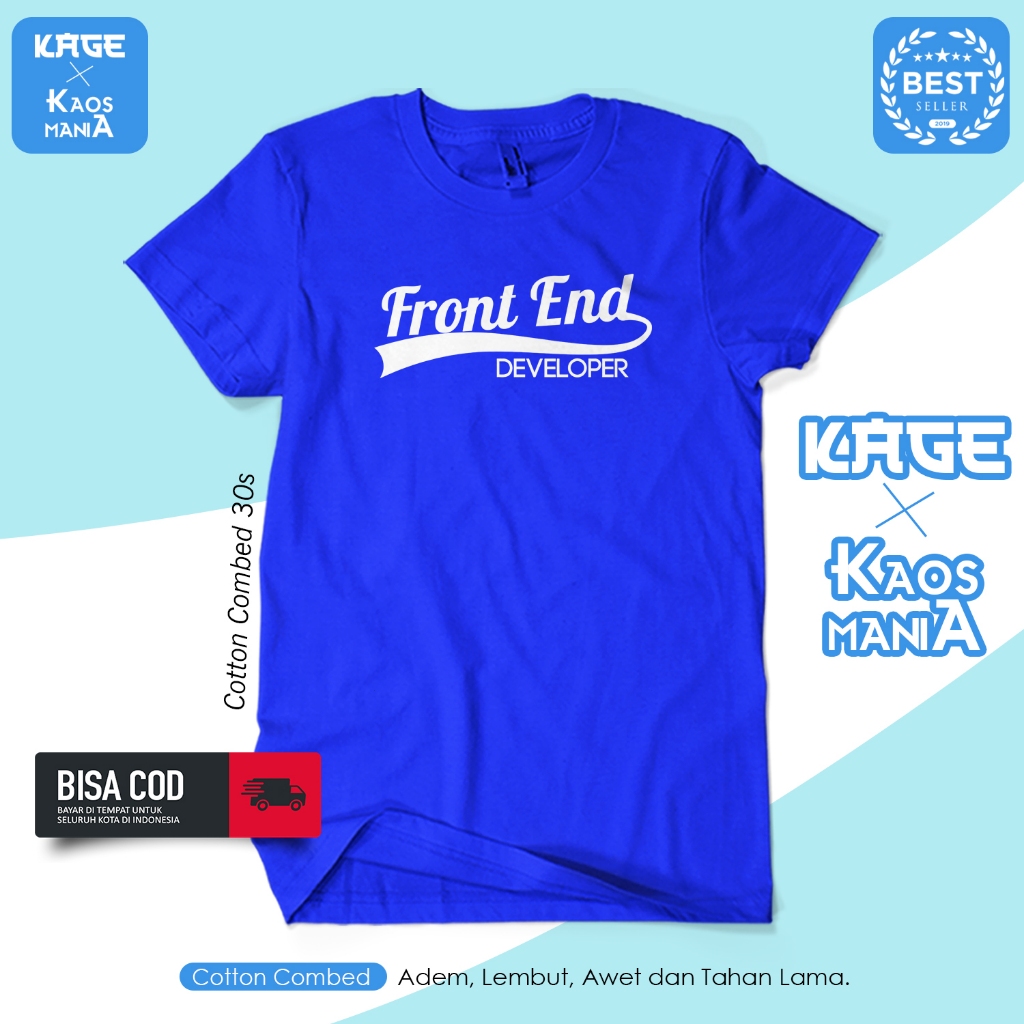 ดีเวลลอปเปอร์ปลายหน้า Coding UI UX Programmer Tech Geek Streetwear Design Unisex KAGE