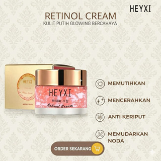 HEYXI Krim Retinol - Mencerahkan Wajah, Anti Penuaan, Melembabkan