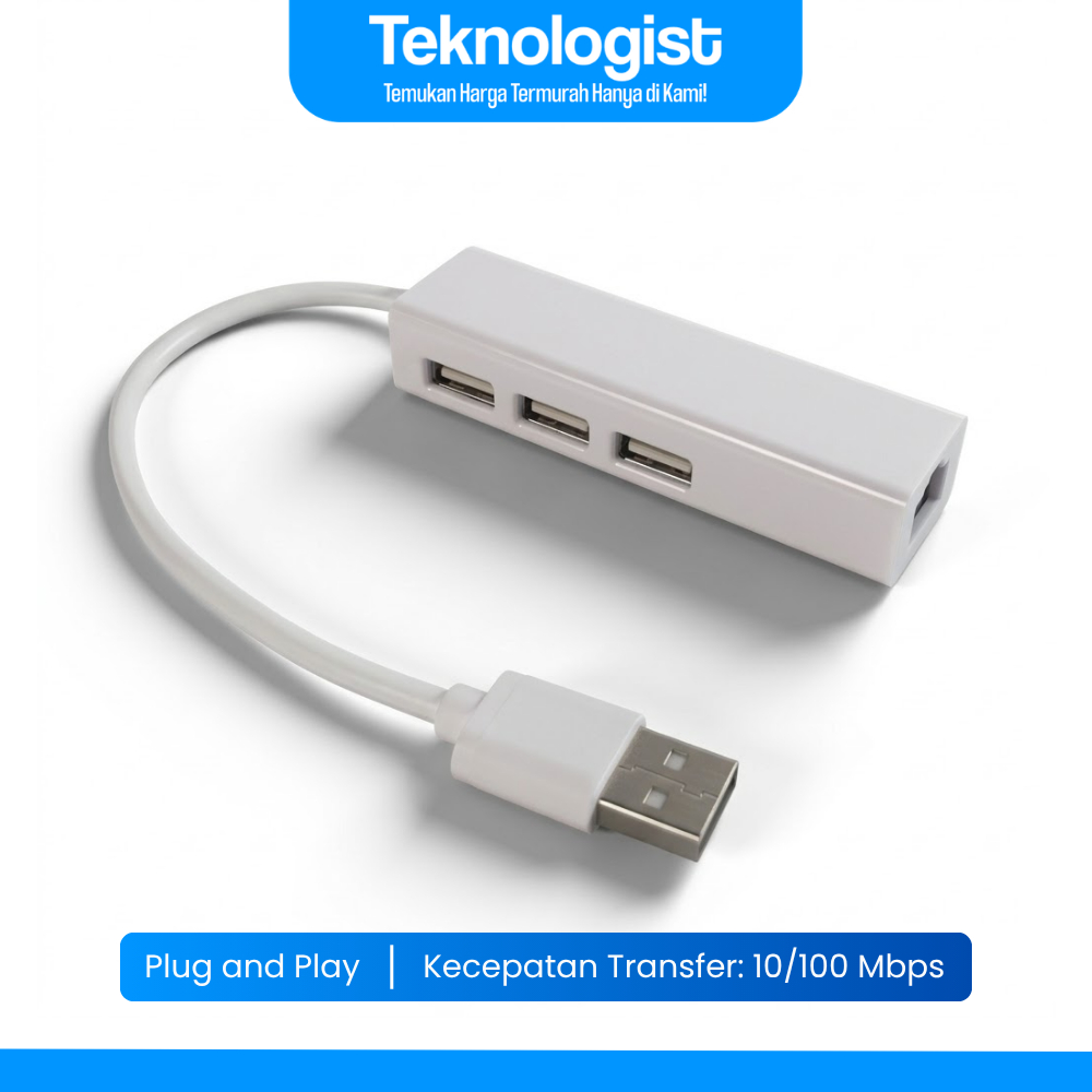 USB to LAN Ethernet การ์ดเครือข่ายภายนอก USB Hub