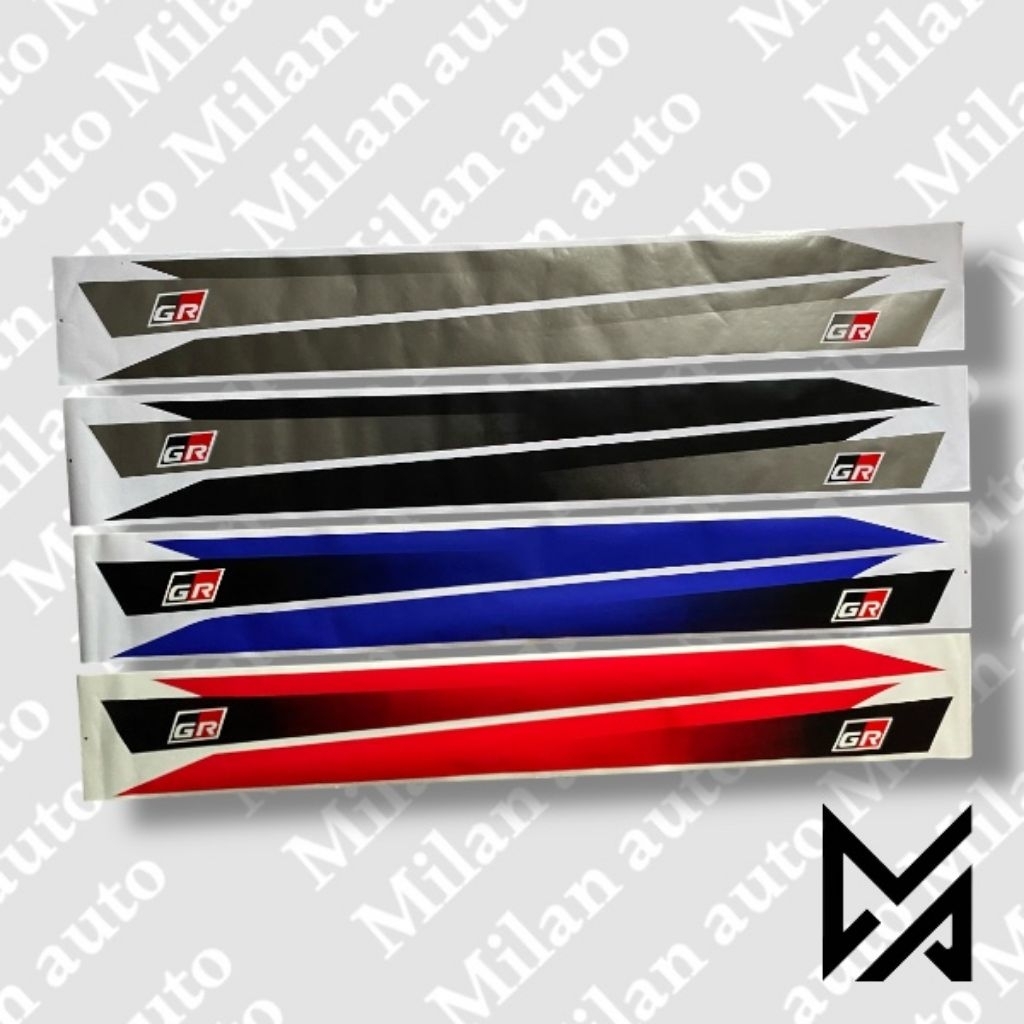 สติ๊กเกอร์แถบตัวถัง Fortuner GR / สติ๊กเกอร์ toyota Fortuner GR