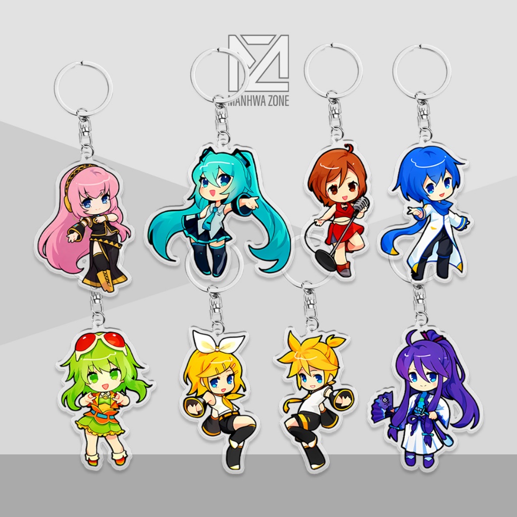 GANTUNGAN VOCALOID CHARACTER ACRYLIC KEYCHAIN / VOCALOID ACRYLIC KEYCHAIN