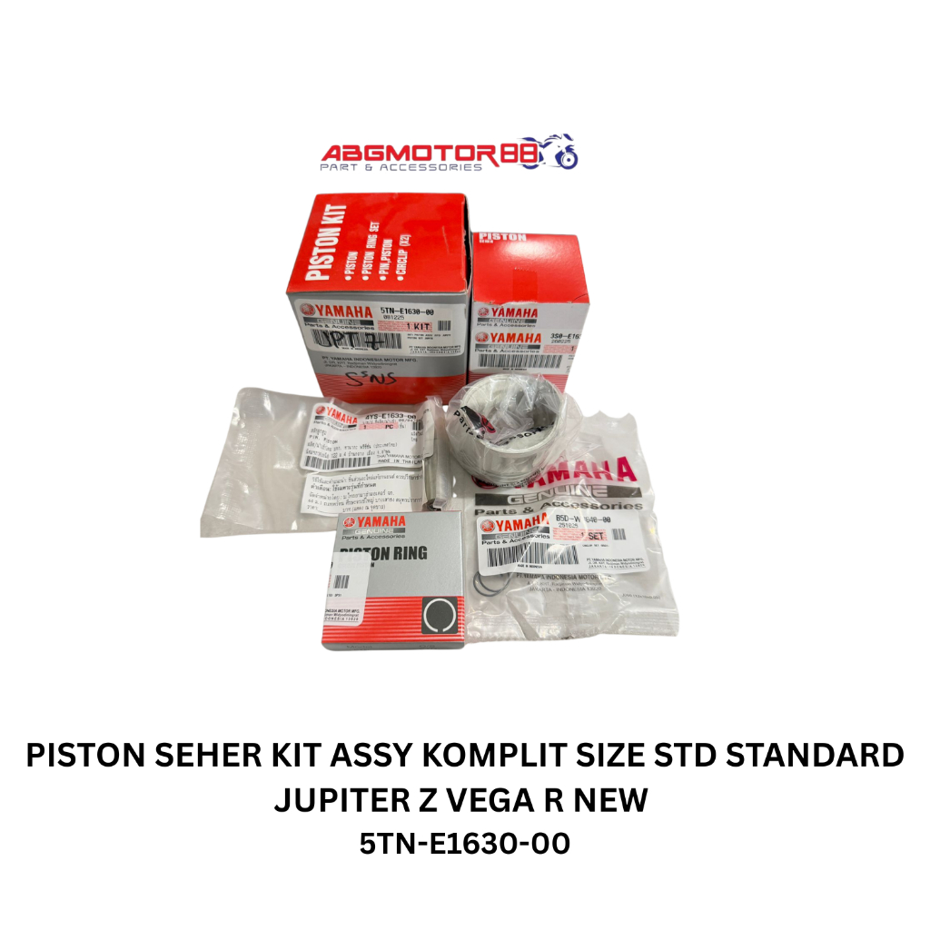 PISTON SEHER KIT ASSY COMPLETE SIZE STD STANDARD JUPITER Z VEGA R ใหม่ YAMAHA ORIGINAL 5TN-E16320-00
