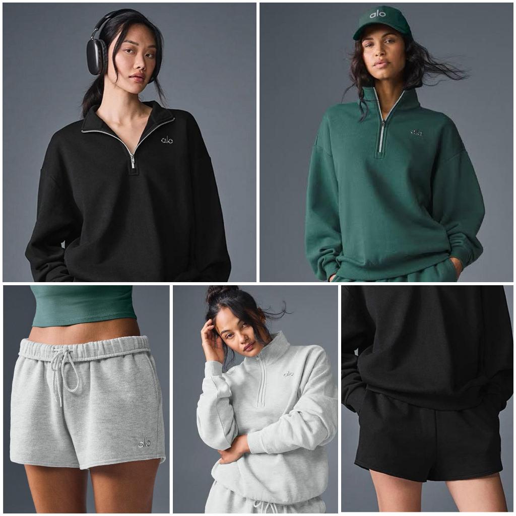 ALOACCOL4DE 1/4 ZIP PULL OVER || เสื้อแจ็คเก็ตผู้หญิง