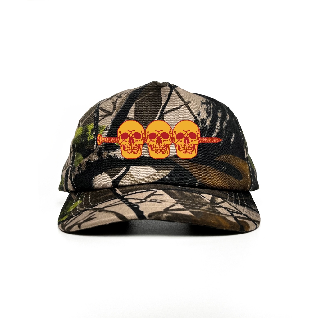 หมวกมีโครงสร้าง | เจาะกะโหลก | Realtree Camo / หมวกผู้ชายและผู้หญิง