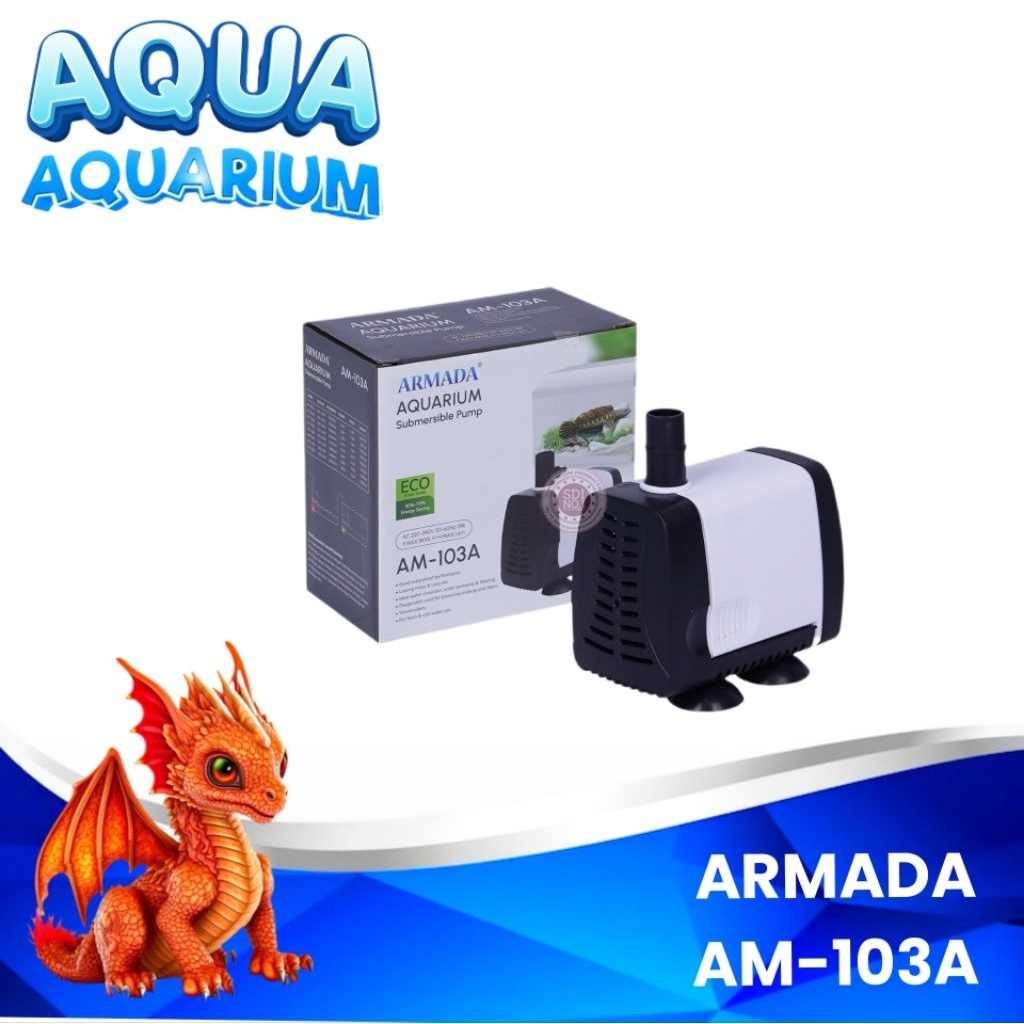 ARMADA AM 103A AQUARIUM PUMP ปั๊มน้ํา AM 103A