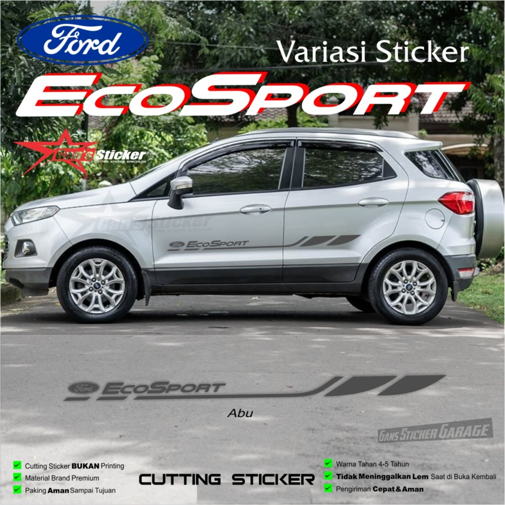สติ๊กเกอร์ตัด Ford EcoSport All New Ford EcoSport อุปกรณ์ตกแต่งภายนอก