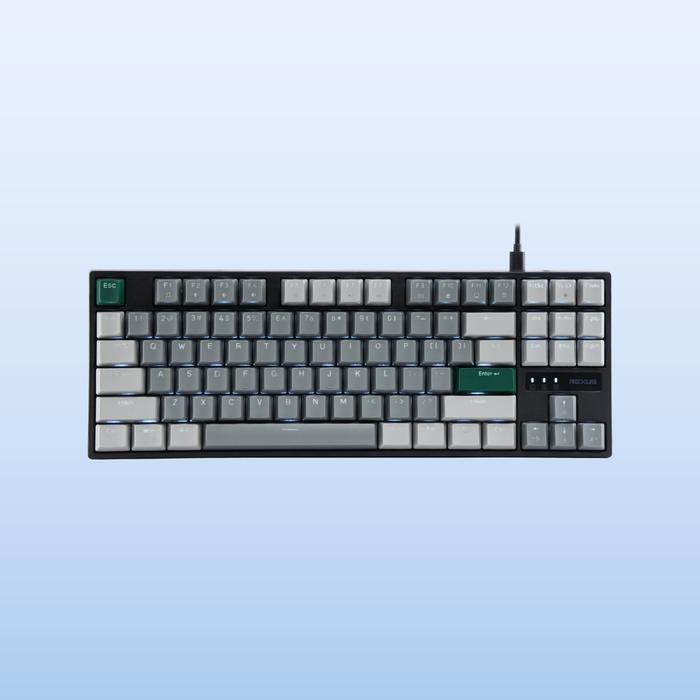 Rexus Heroic KX-4 V2 คีย์บอร์ดเกมมิ่งแบบกลไก TKL 87 คีย์ 17 โหมด LED