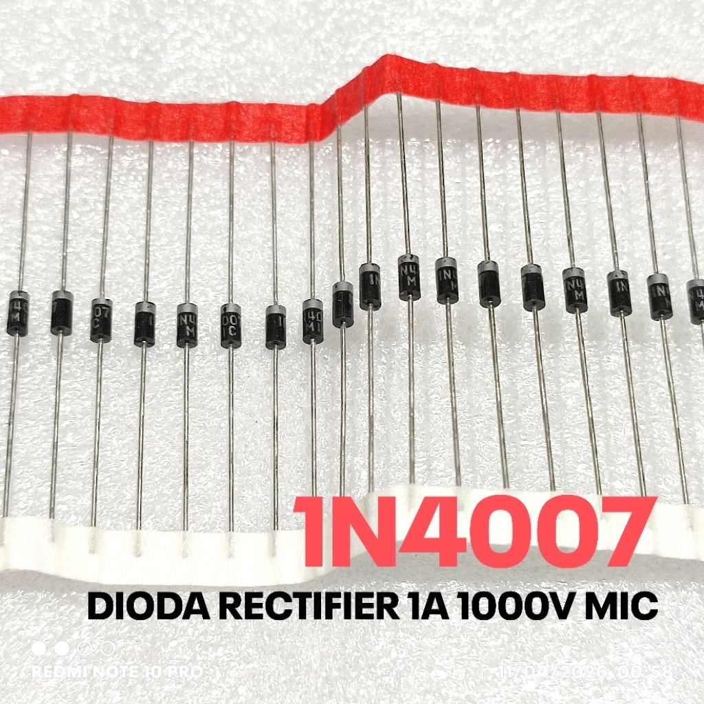 (5 ชิ้น) ไดโอด 1N4007 IN4007 4007 1A 1000V วงจรเรียงกระแสไดโอด IN 4007 DO-41