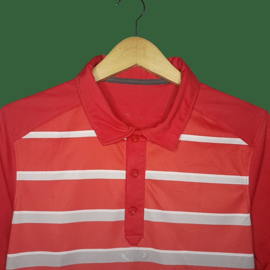 OAKLEY GOLF เสื้อยืดคอปกกีฬาผู้ชาย Dri Fit เสื้อกีฬาผู้ชาย