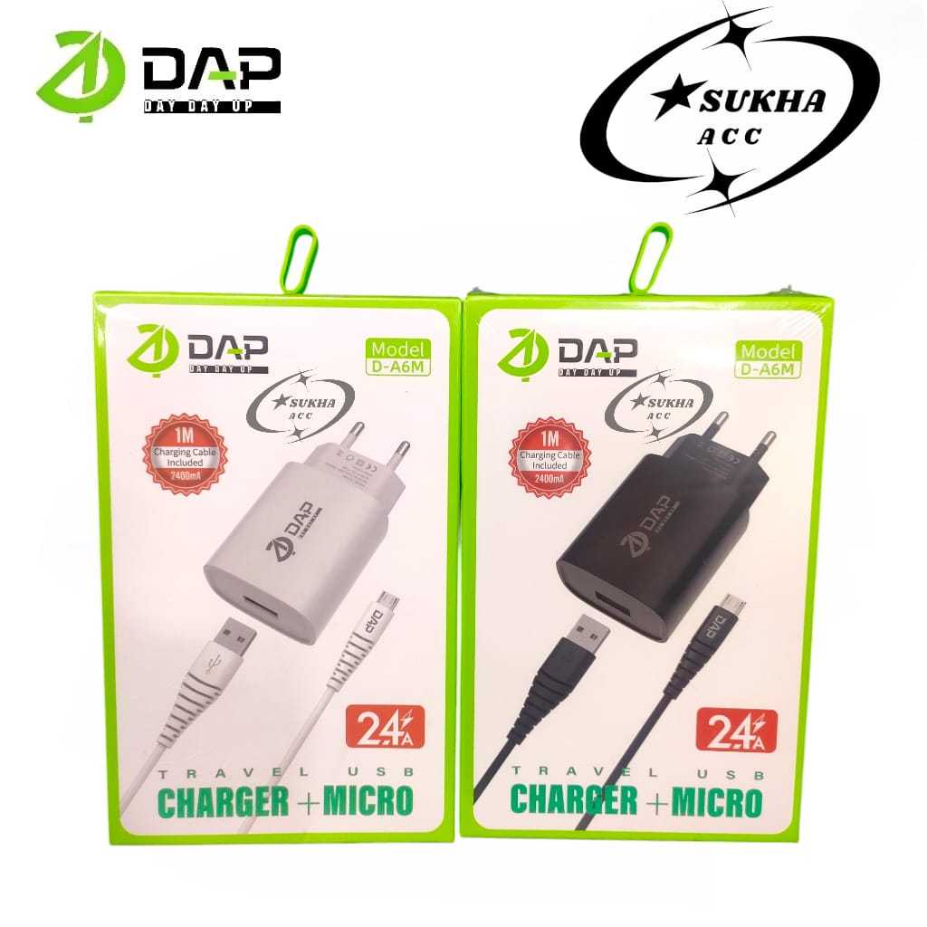 DAP D-A6M Travel Charger 2.4A USB Micro Charger 1USB ของแท้