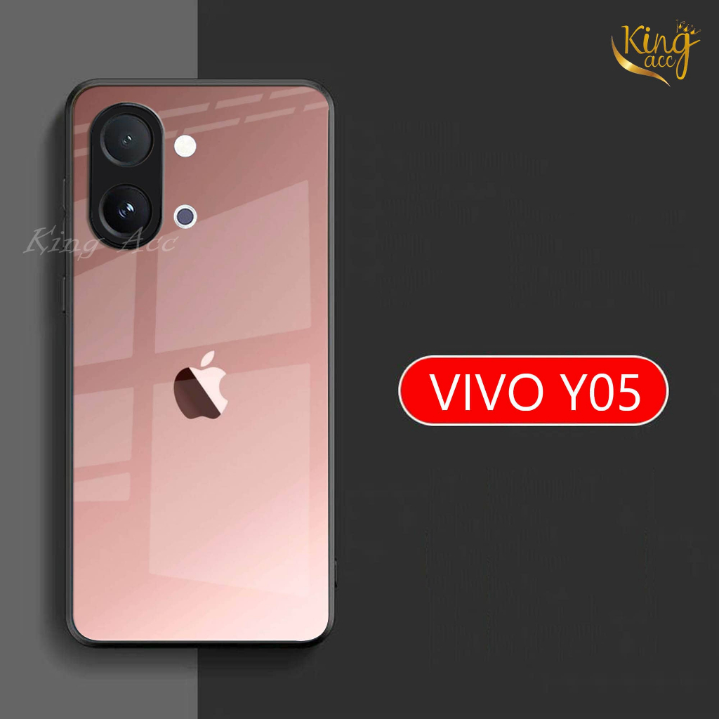 HP Glitter Glass เคสโทรศัพท์สําหรับ Vivo Y05 - เคสโทรศัพท์ Vivo Y05 - K40