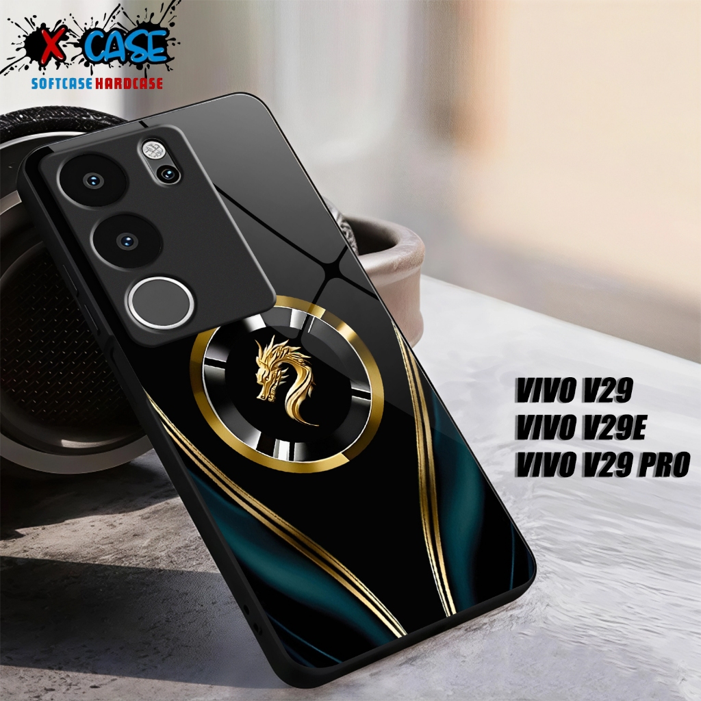 HP VIVO V29 Softcase VIVO V29 V29E V2250 เคสเคลือบเงาปลอกกระจกเงาตัวป้องกันโทรศัพท์อุปกรณ์เสริมโทรศั
