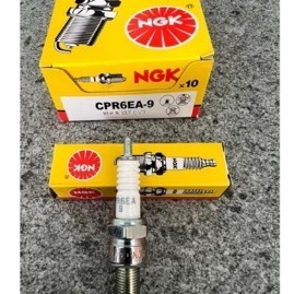 หัวเทียน NGK CPR6EA-9 1 กล่อง มี 10 ชิ้น สําหรับ มอเตอร์ Beat, Scoopy, Vario, Vixion, JUPITER, MX, Satria Fu, CBR 150R