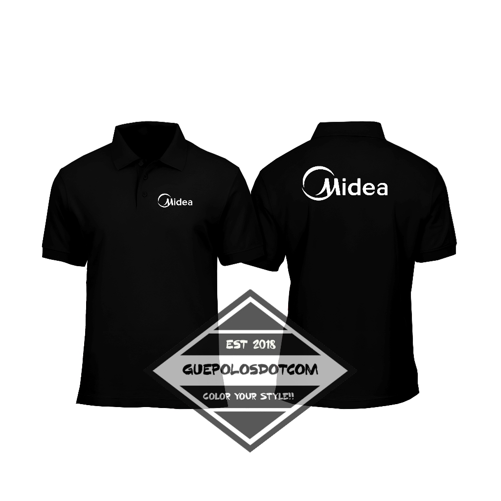 Midea POLOSHIRT - เสื้อโปโลโลโก้ Midea - เสื้อคอปก Midea - เสื้อโปโล Midea สุดเท่