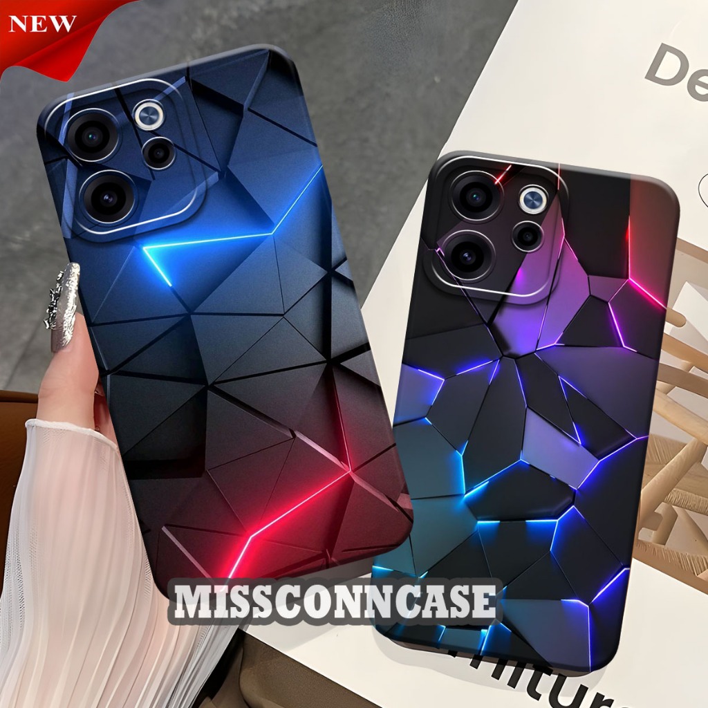 HP Oppo Reno 15F Softcase Case - Oppo Reno 14F - เคสโทรศัพท์นามธรรมสุดเท่ - เคสโทรศัพท์แบบยืดหยุ่น -