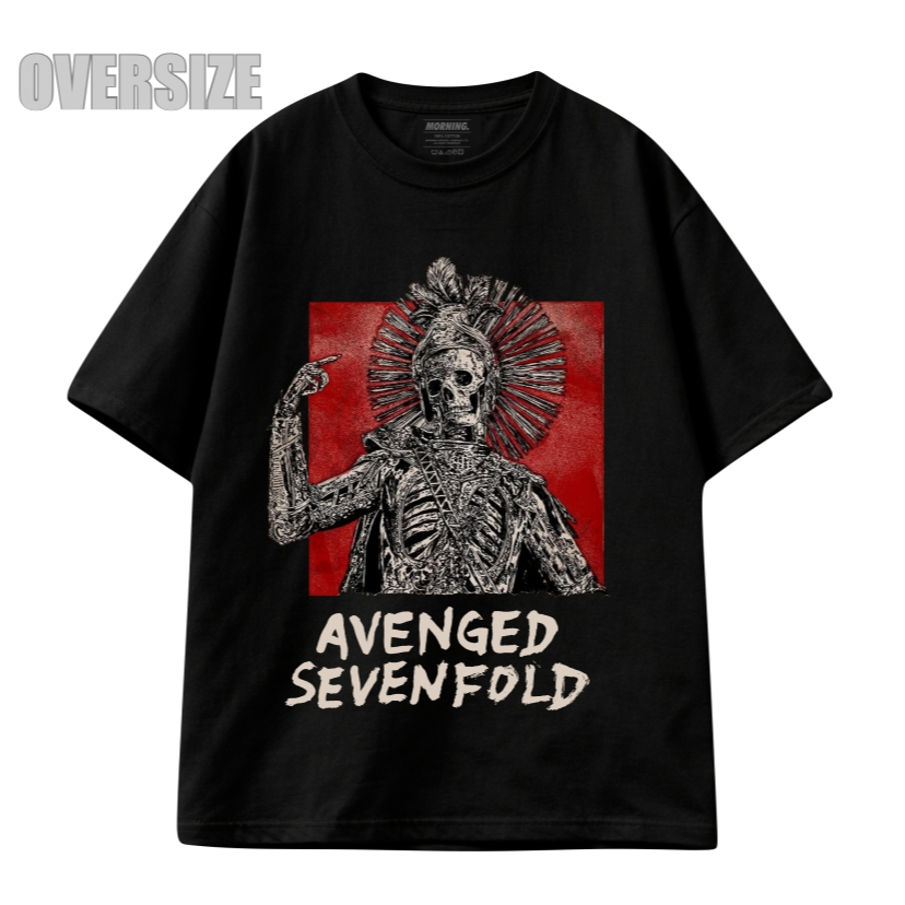 Morning Kaos Band Avenged Sevenfold A7X Streetwear Oversize Premium Cotton 24s