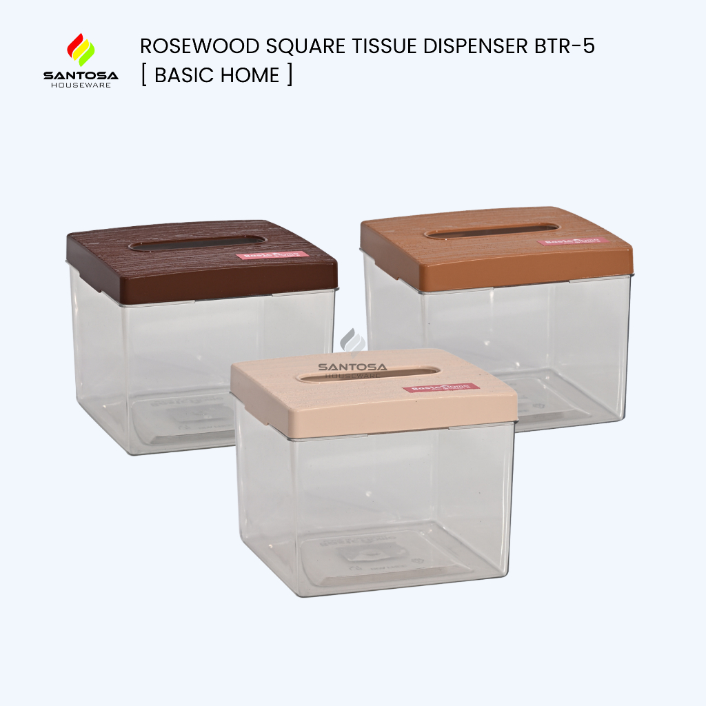เครื่องจ่ายกระดาษทิชชู่ทรงสี่เหลี่ยม Rosewood BTR-5 [Basic Home]