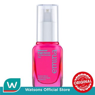 Emina Advanced Bright Serum 17ml - Serum Brightening Mencerahkan| Serum Glowing | Mengandung Niacinamide | Cocok untuk Semua Jenis Kulit 17 ml