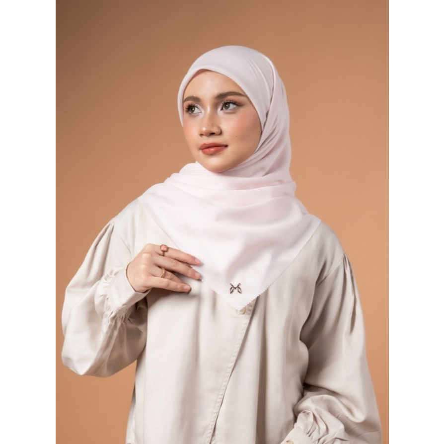 Haem - Veyra Series Premium Square Voal Plain Hijab - Variations 10 สี