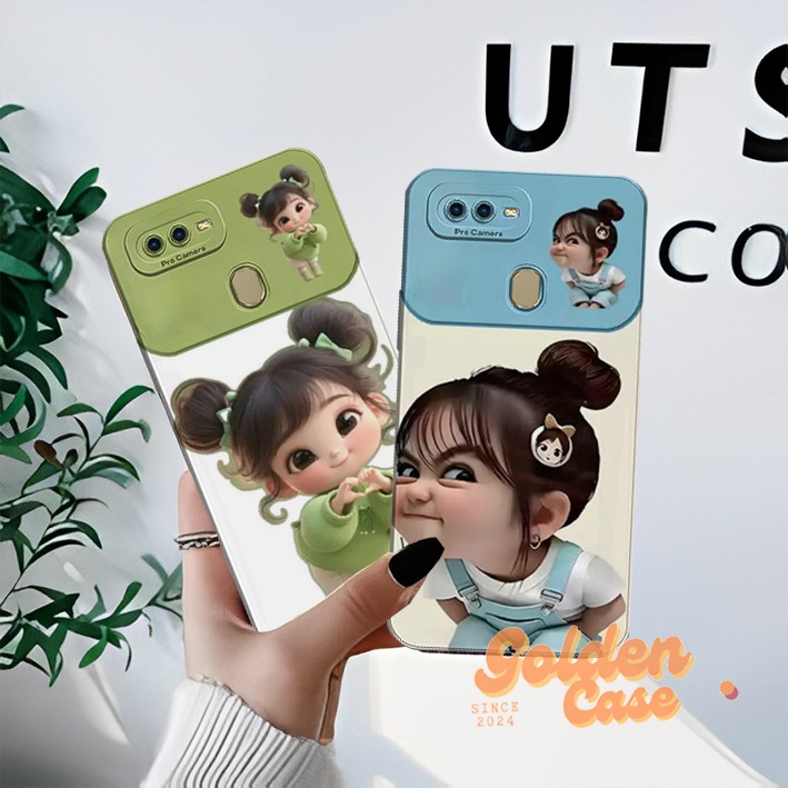 [190] Softcase Hp Oppo A5S / A7 / A11K / A12 / A12K / F9 / A3S / A1K เคสยืดหยุ่น Character Motif Gir