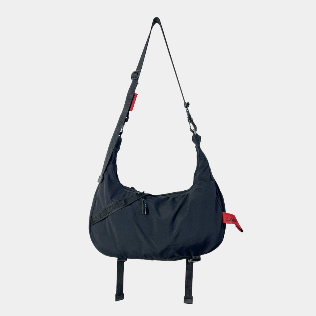 LAB17 GO Sling Bag Nylon Crincle Shoulder Bag (Unisex)