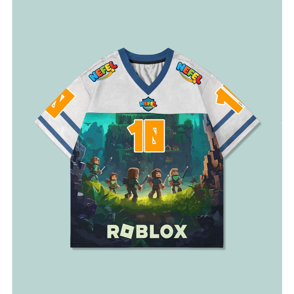 Roblox Game Kids Jersey 2 Printing Premium Kids Custom