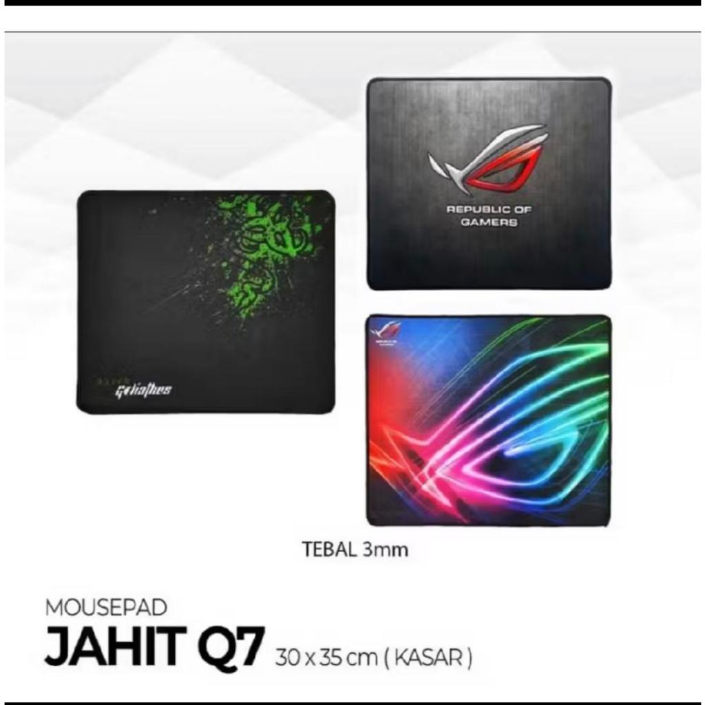 Q7 Gaming Mousepad - เย็บขนาด 35cm x 30 Cm 3mm