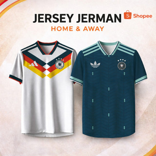 Jersey Bola Jerman Home Away Piala Dunia Terbaru 2026 Full Printing Dryfit Adem Nyaman