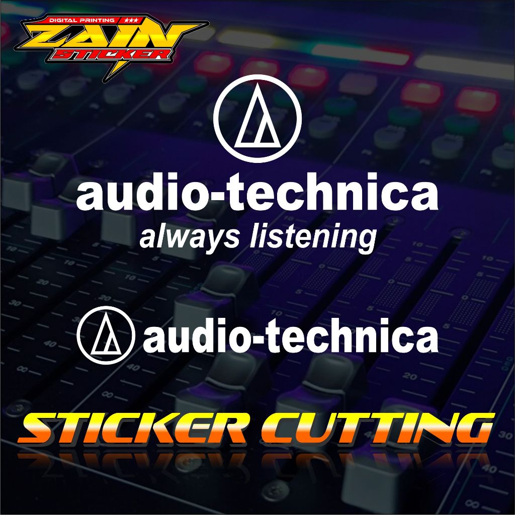สติ๊กเกอร์ตัด กล่องฮาร์ดเคส ระบบเสียง technica เสียง technica สติ๊กเกอร์การระคายเคืองเครื่องดนตรี te