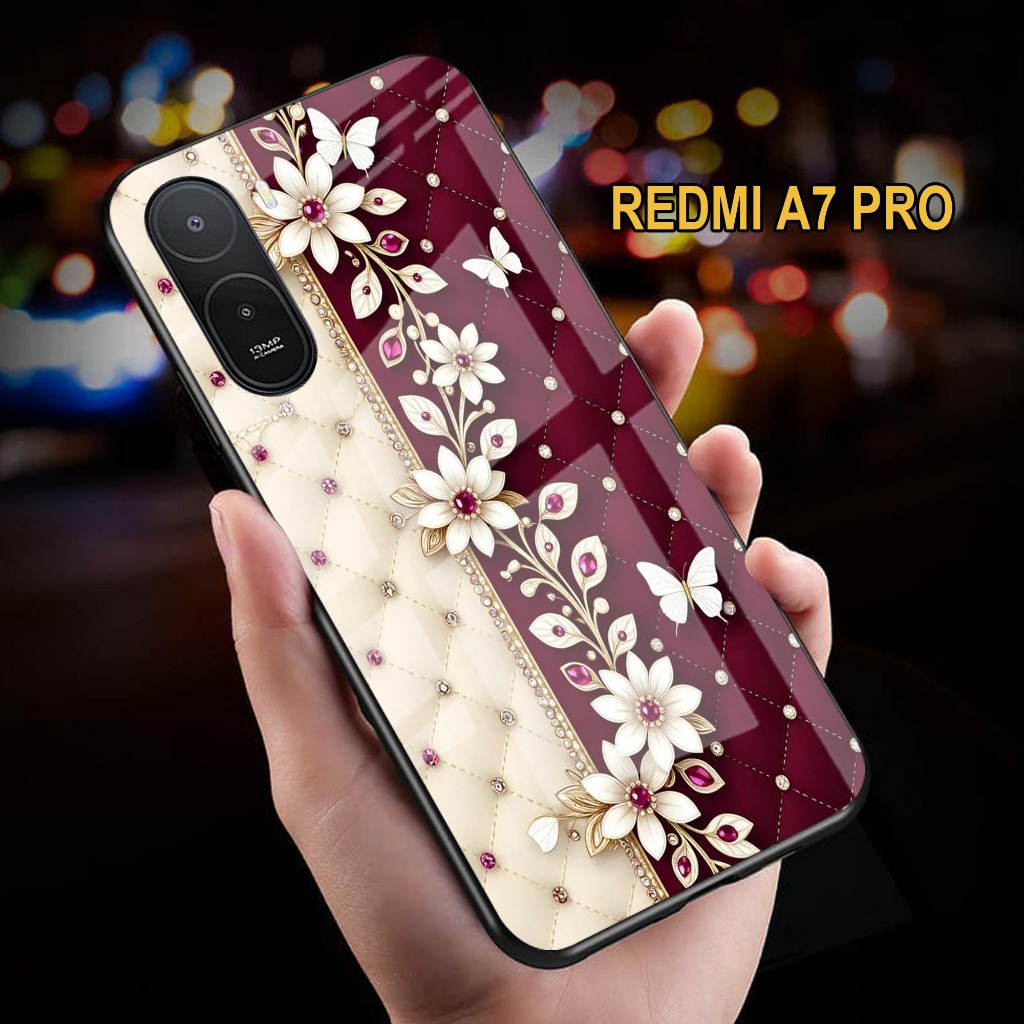SoftCase Glass Kaca REDMI A7 PRO - Casing HP REDMI A7 PRO Case HP REDMI A7 PRO - N222