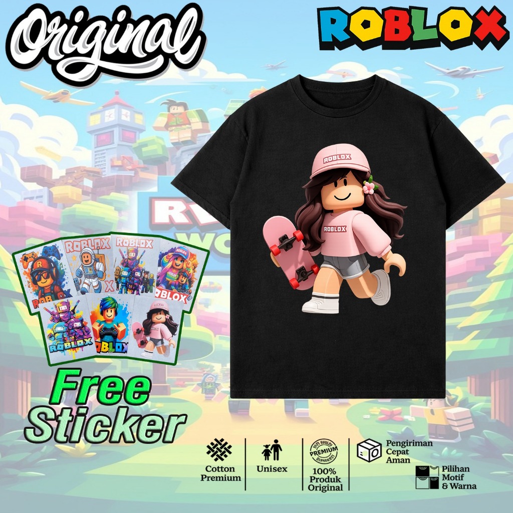 Roblox 11 Kids เสื้อยืด Unisex – เสื้อสําหรับเล่นเกมสําหรับเด็กชายและเด็กหญิง 5-11 ปี