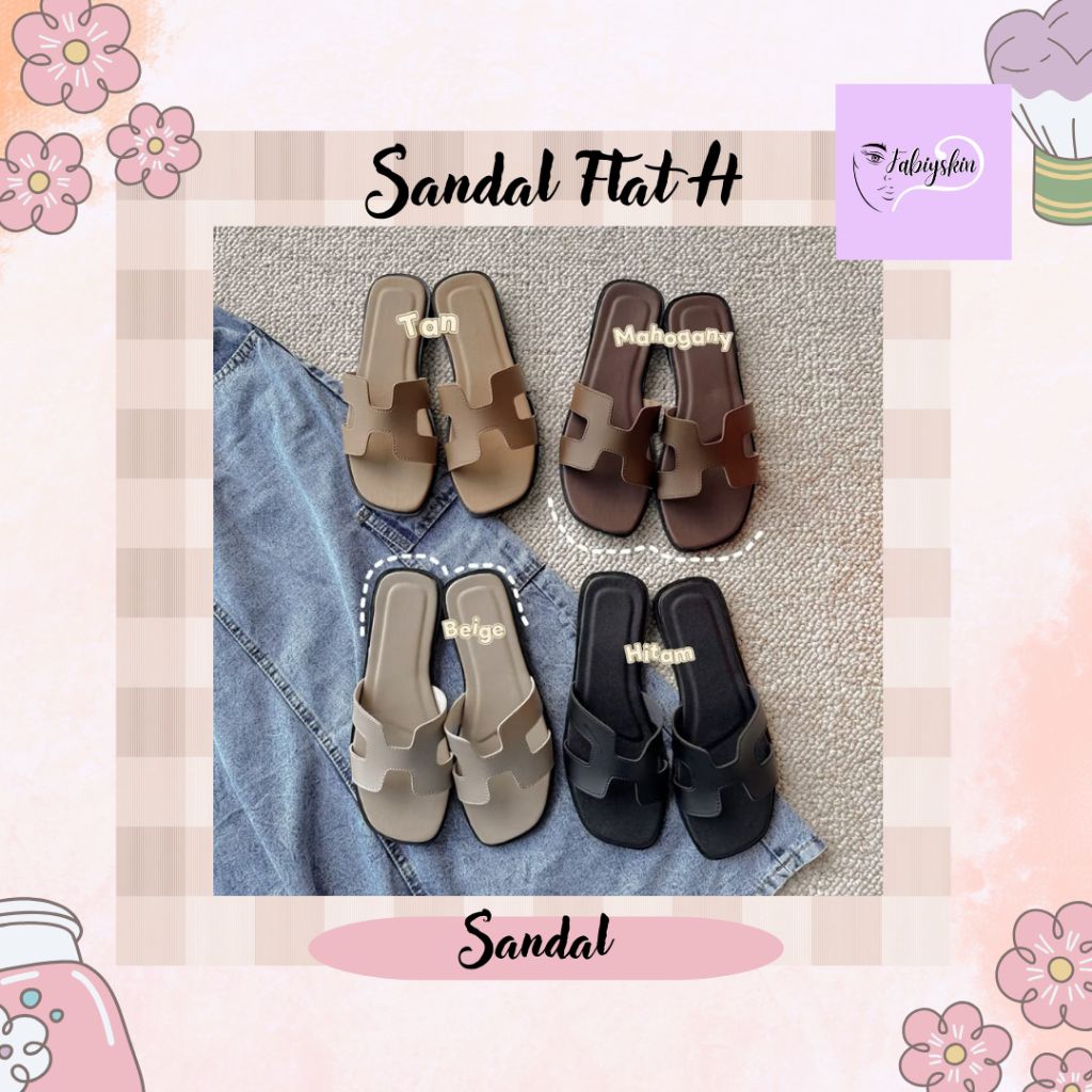 FLAT SANDALS FLAT SANDALS ฟรีถุงกระดาษ