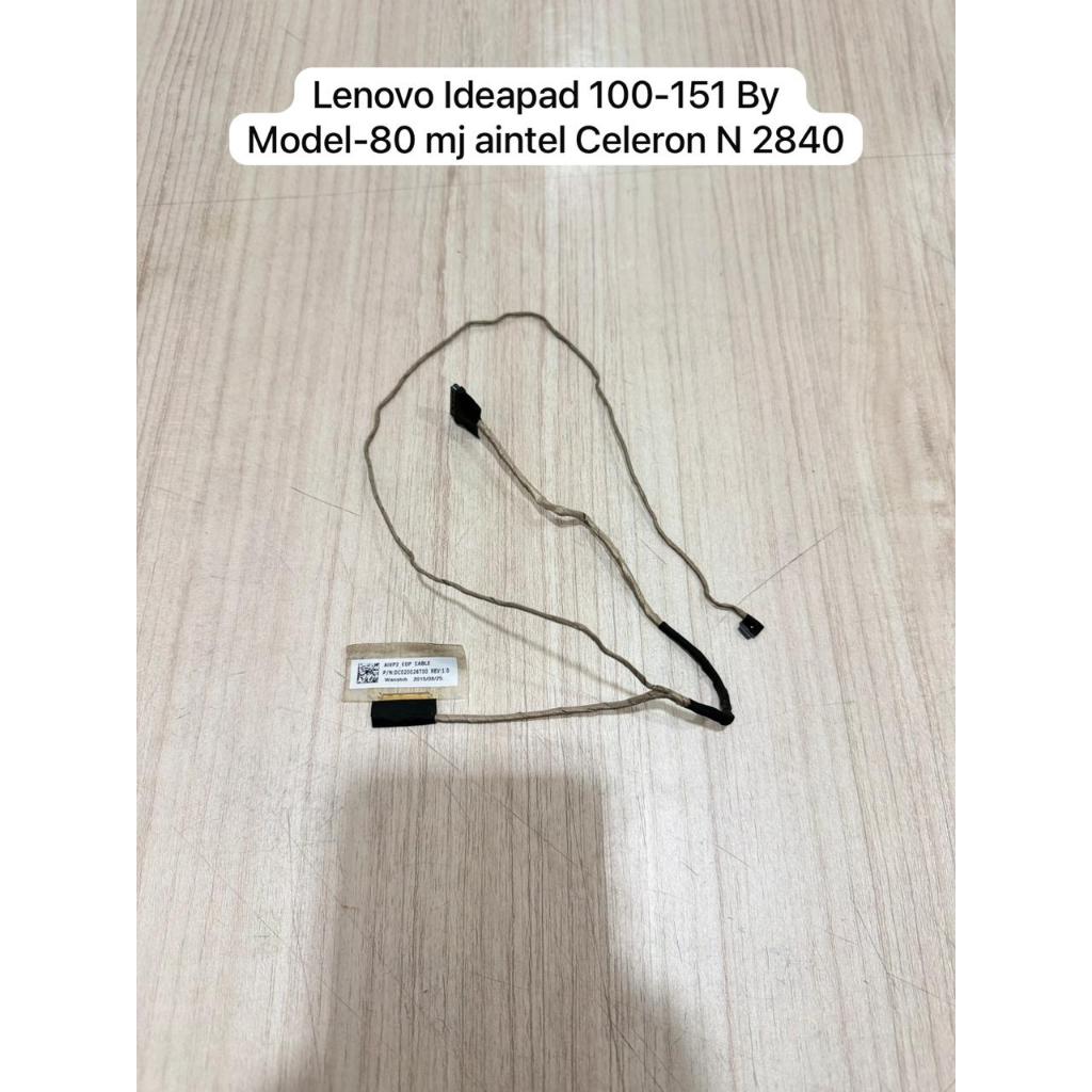 Lenovo Ideapad 100-151 แล็ปท็อป LCD สายยืดหยุ่นโดย Model-80 mj aintel Celeron N 2840