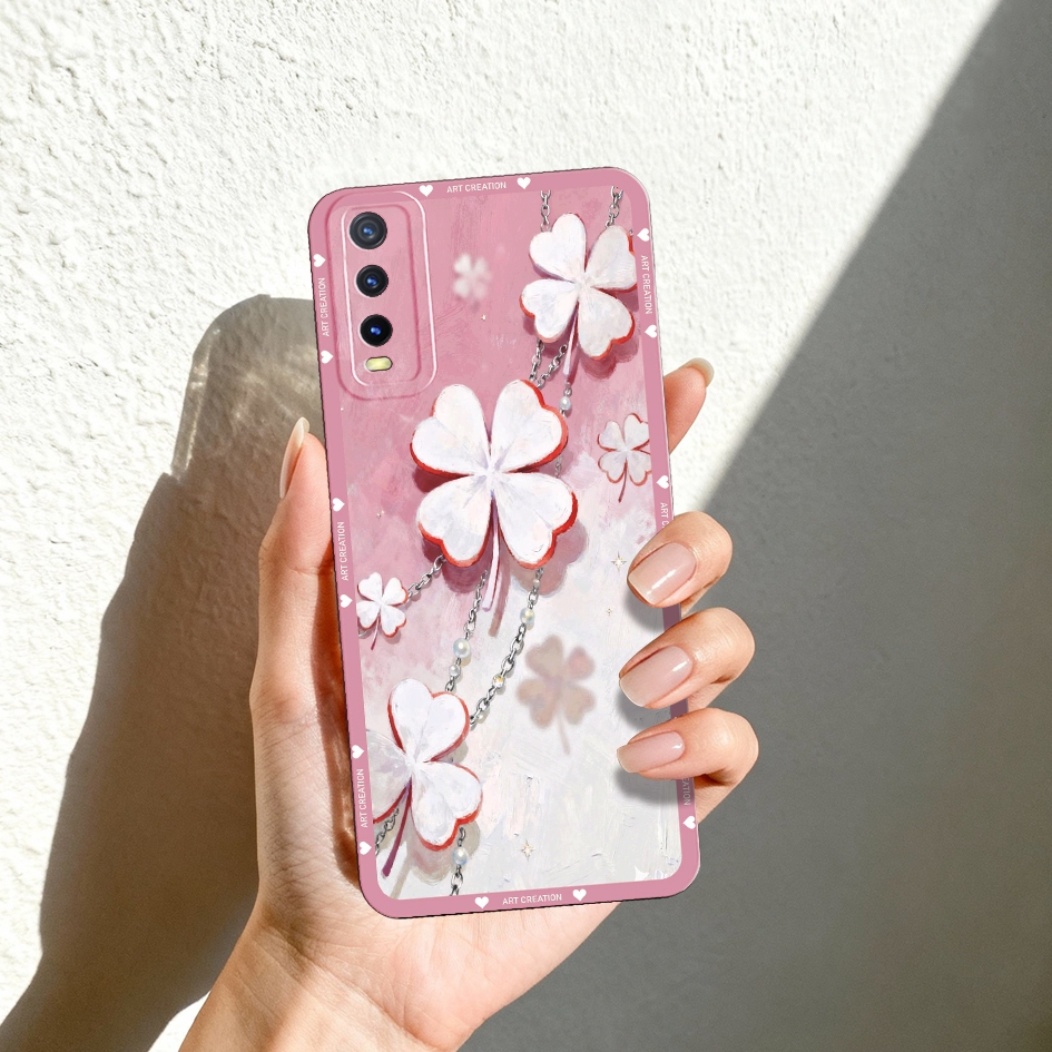 เคสนิ่มที่รองรับสําหรับ Vivo Y20 Y12S Y20S ซิลิโคนล่าสุด 2026 - BS06