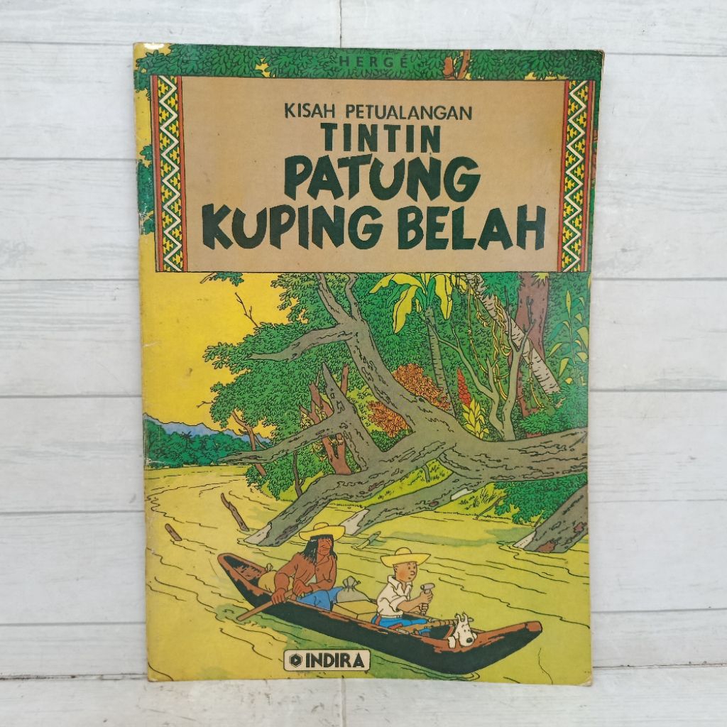 เรื่องราวการ์ตูน Adventure Tintin รูปปั้นหูแยก Indira SoftCover