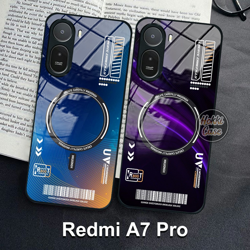 เคส HP Redmi A7 Pro - Redmi A7 Pro Glass Softcase - เคส Redmi A7 Pro - เคสโทรศัพท์ Redmi A7 Pro - เค