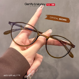 Gently Morley Frame Kacamata Photocromic Minus Anti Blueray Minus Lensa Bluecromic Fashion Pria Wanita Model Oval Material TR90 7122