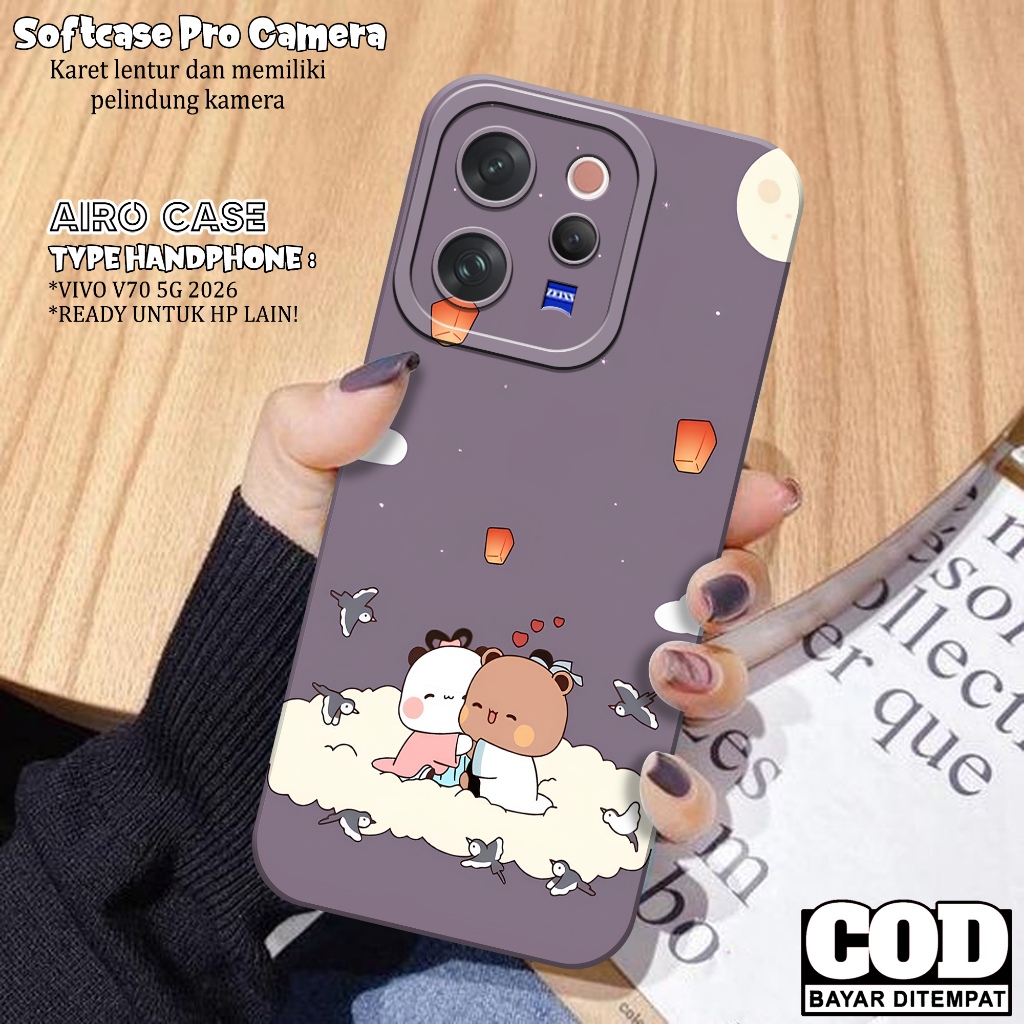 ล่าสุด VIVO V70 5G 2026 Softcase - เคสแฟชั่นการ์ตูน - เคสโทรศัพท์ VIVO V70 5G - เคส VIVO V70 5G - เค