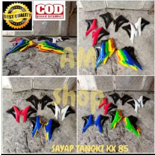 KX85 TANK WING LEGSHILD KX 85 BODY COVER KX85 ด้านหน้า WING KX 85