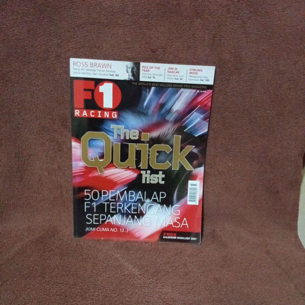 F1 RACING INDONESIA MAGAZINE JANUARY 2007